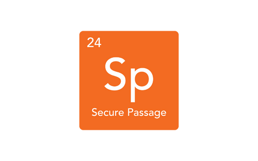 secure passage logo graphic