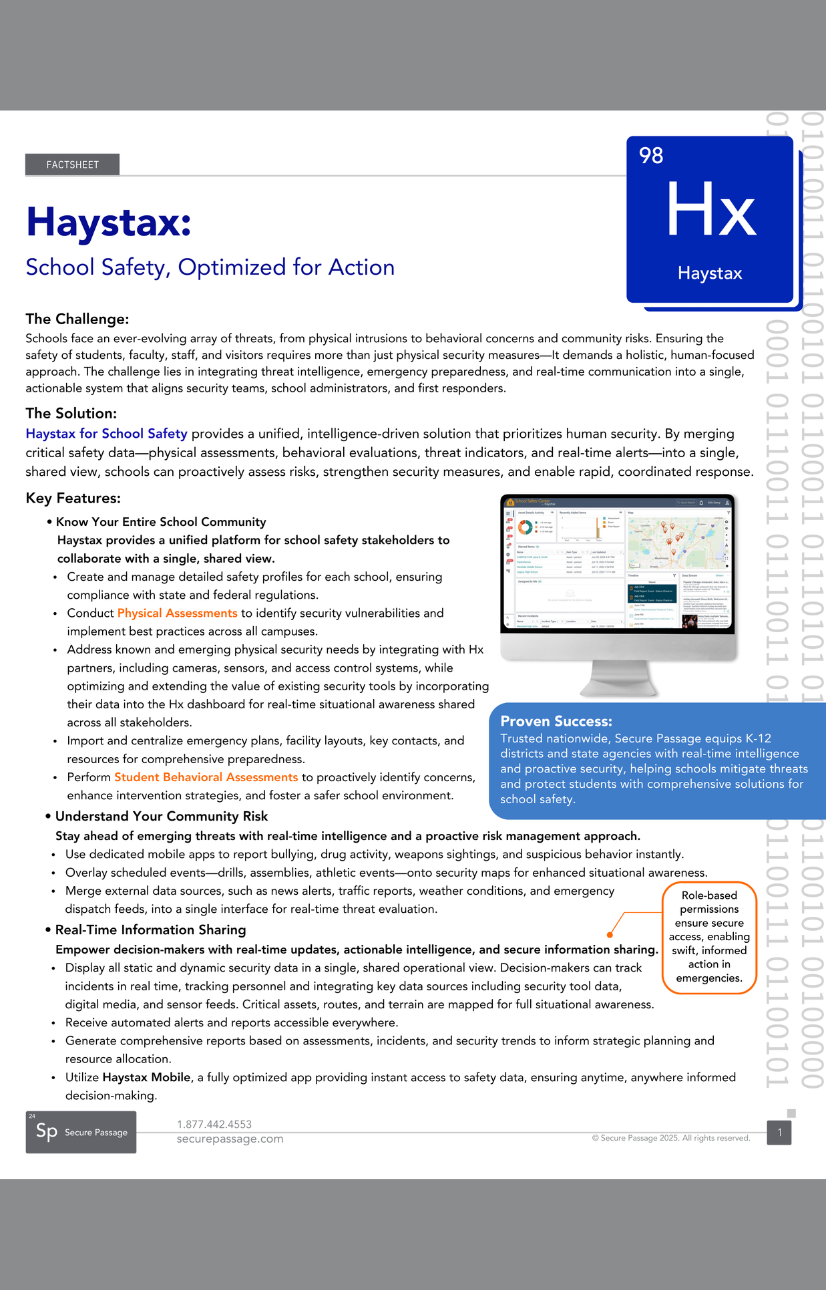 Haystax by Secure Passage